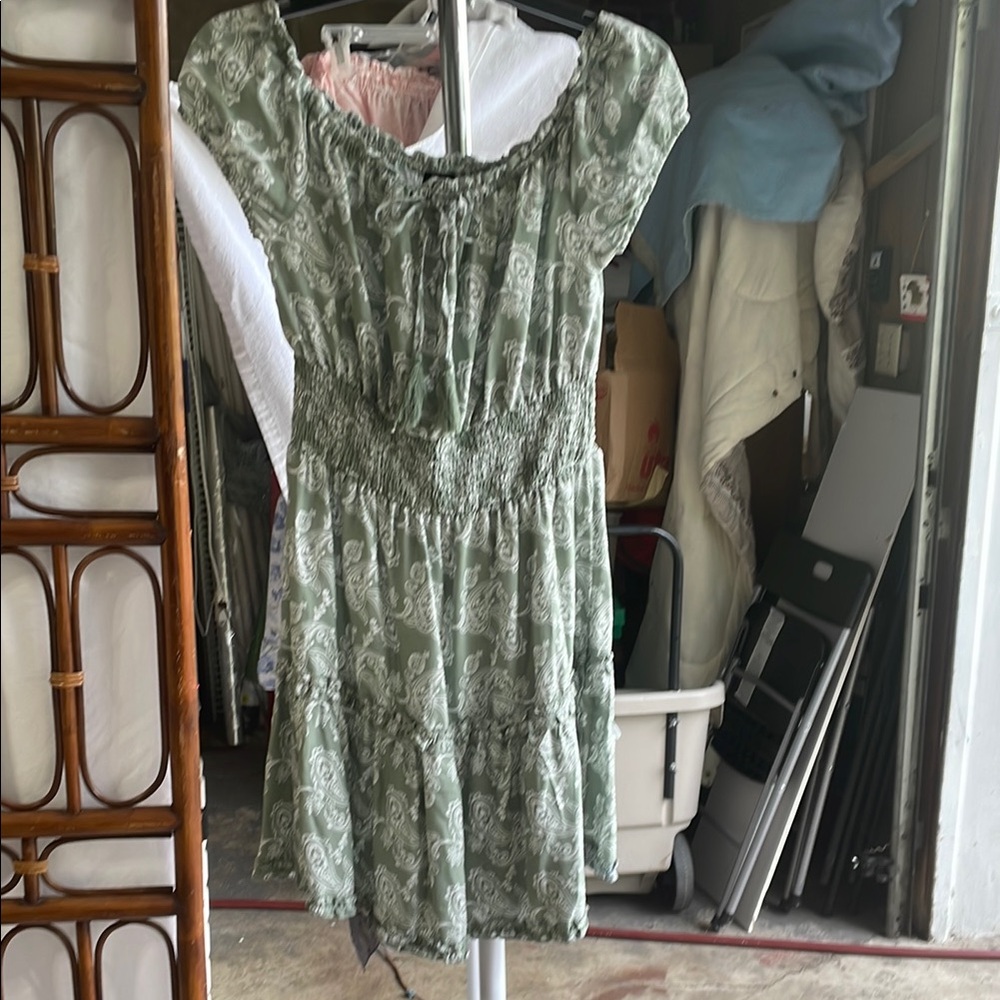 Justify Sage Paisley Dress